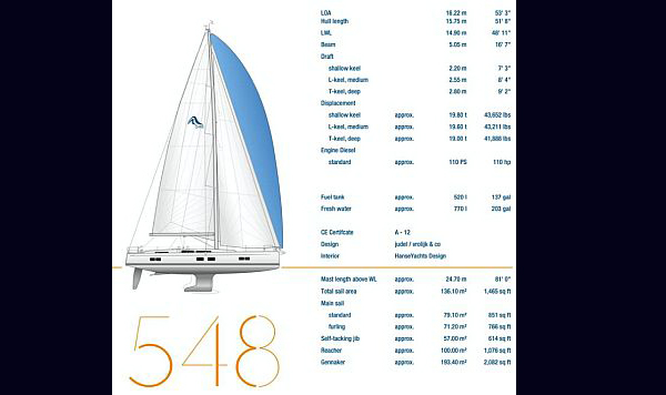 Hanse 548 2018 Charter em Ibiza www.mareconsult.com.br (12)